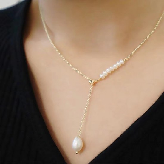 Gold Clavicle Necklace For Women
