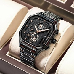 Multifunctional waterproof luminous sports watch for men